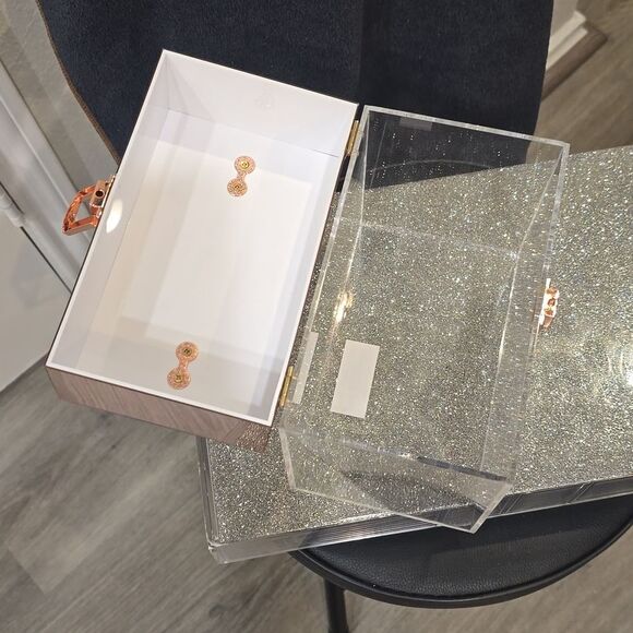 At Home Elegant Transparent Decorative Purse Shaped Storage Box - Picture 10 of 11